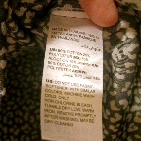 Chico's Animal Print Button Down Shirt - Picture 11 of 13